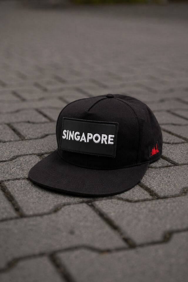 Değiştirilebilir Şehir Nakış Patchli Siyah Hiphop Snapback Şapka – Düz Siperlikli Urban Beyzbol Şapkası