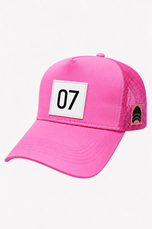 07 Patch Detaylı Fileli Trucker Beyzbol Şapkası