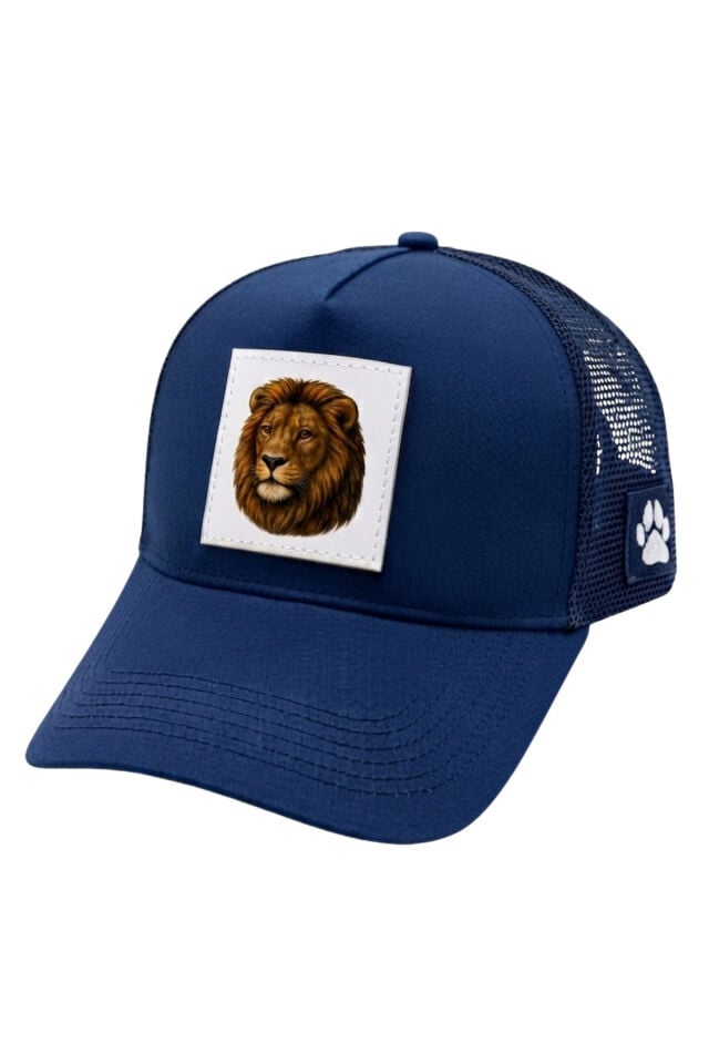 Aslan Patch Detaylı Fileli Trucker Beyzbol Şapkası