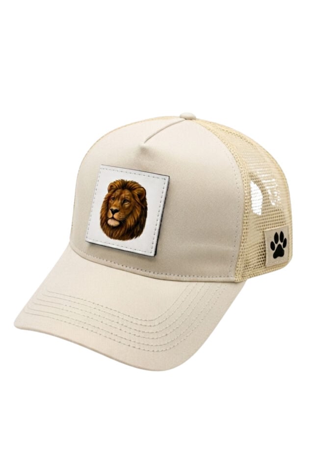 Aslan Patch Detaylı Fileli Trucker Beyzbol Şapkası