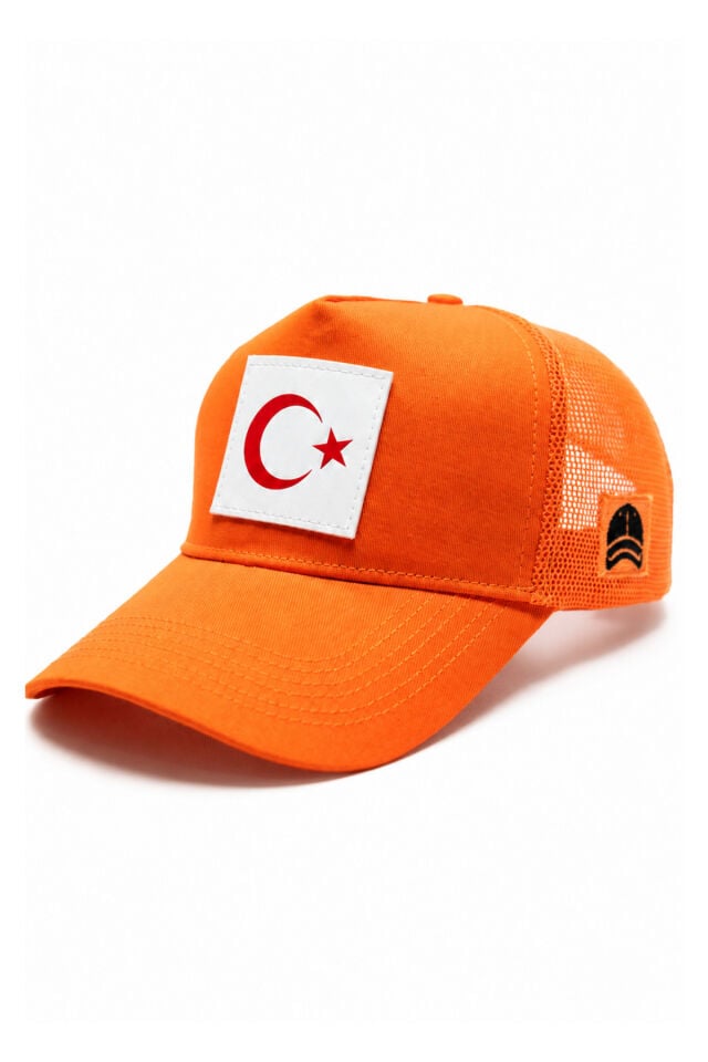 Türk Bayrağı Baskılı Patch Detaylı Fileli Trucker Beyzbol Şapkası